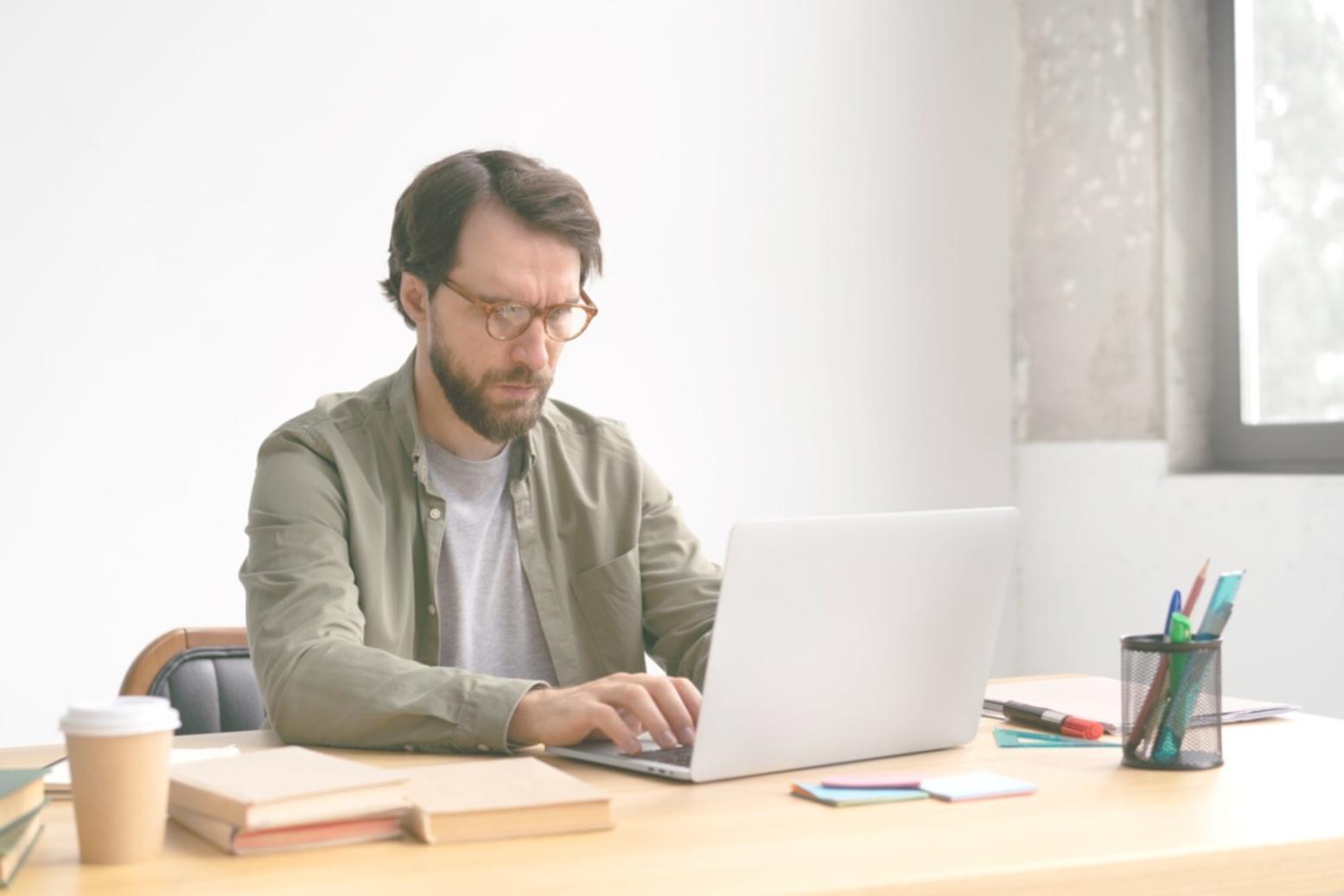 Modern banking workspace with digital tools and documentation